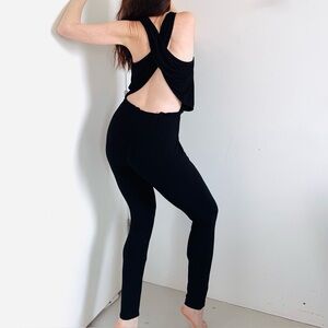Young Fabulous and Broke black jumpsuit size M
